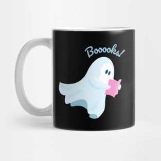 Spectral Stories: White Ghost Booooks! Halloween Mug